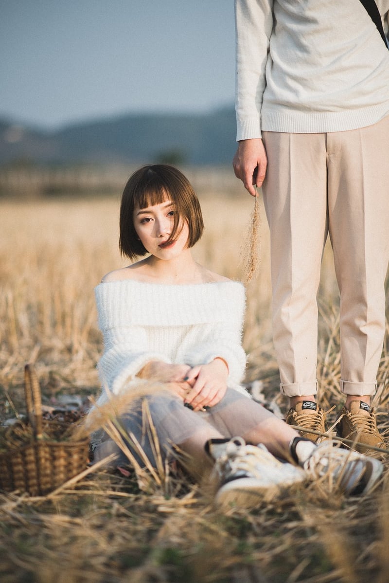 Person meditating